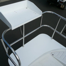 Glastron boat with platform and bait board 014